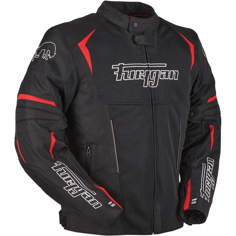 Furygan Ultra Spark Vented 3 in 1 sarkanā un melnā motocikla jaka