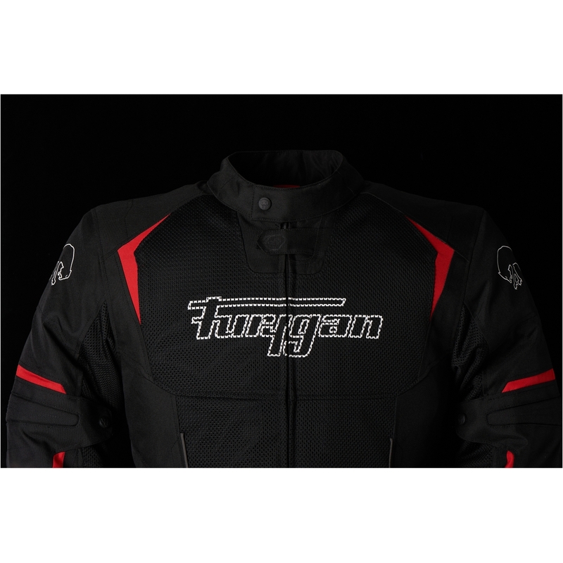 Furygan Ultra Spark Vented 3 in 1 sarkanā un melnā motocikla jaka