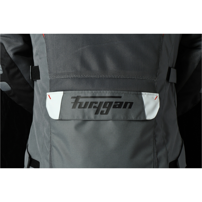 Furygan Apalaches Ventilēta 2-in-1 pelēk-arkan-melna motocikla jaka