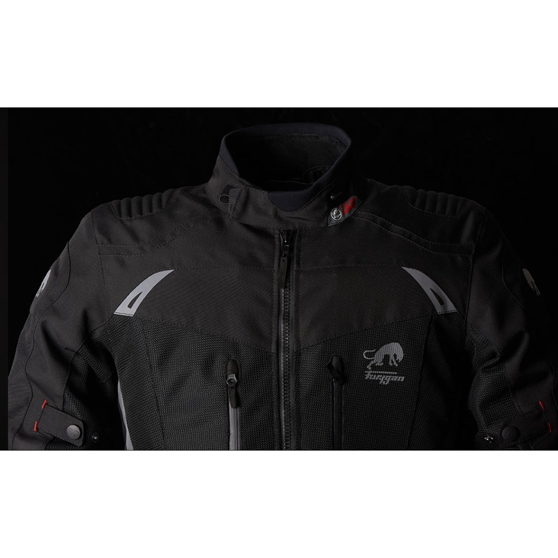 Furygan Apalaches Ventilēta 2-in-1 motocikla jaka Black