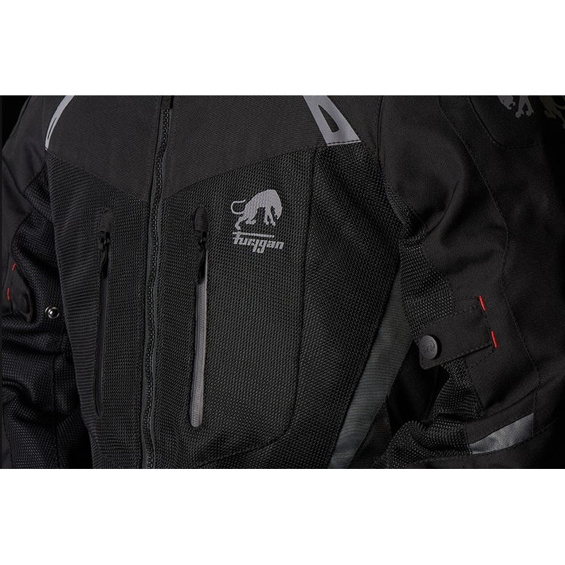 Furygan Apalaches Ventilēta 2-in-1 motocikla jaka Black