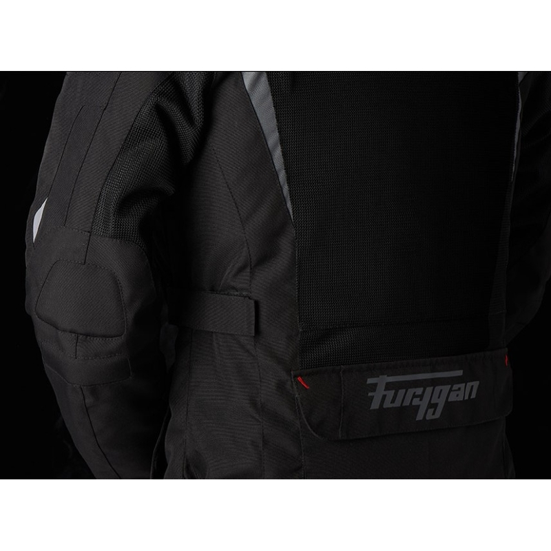 Furygan Apalaches Ventilēta 2-in-1 motocikla jaka Black