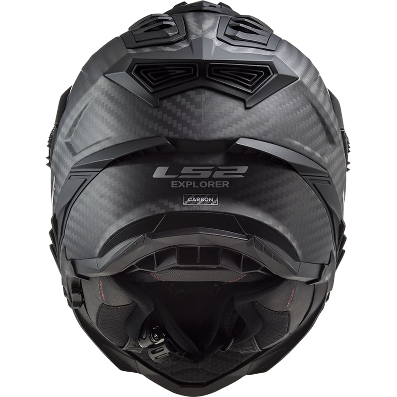 Enduro ķivere LS2 MX701 Explorer C Solid Carbon Black Matte