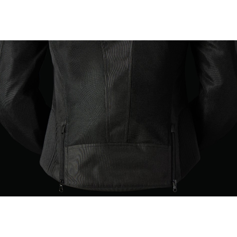 Sieviešu Furygan Genesis Mistral Lady Evo 3 Black Motocikla jaka