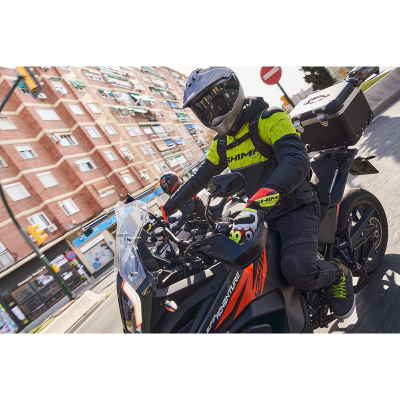 Motocikla jaka Shima Drift black-fluo yellow