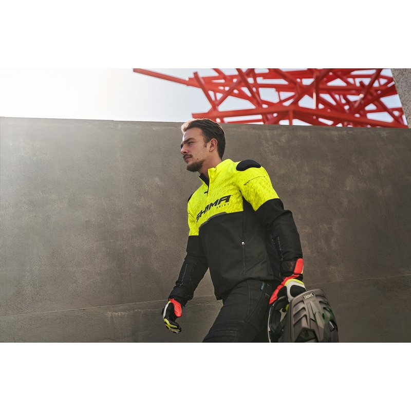 Motocikla jaka Shima Drift black-fluo yellow
