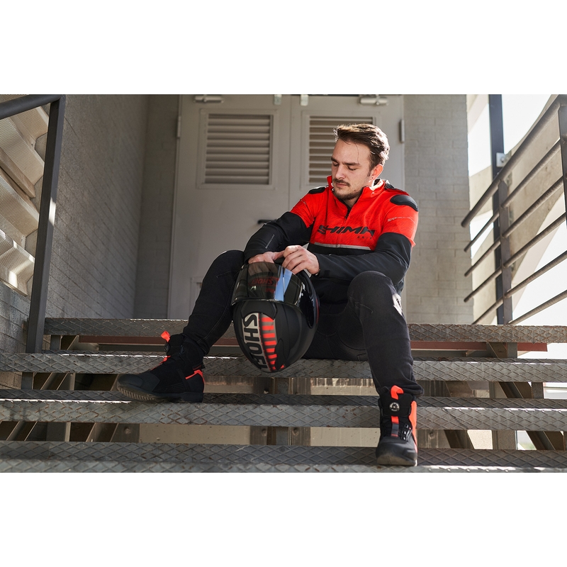 Motocikla jaka Shima Drift black-red