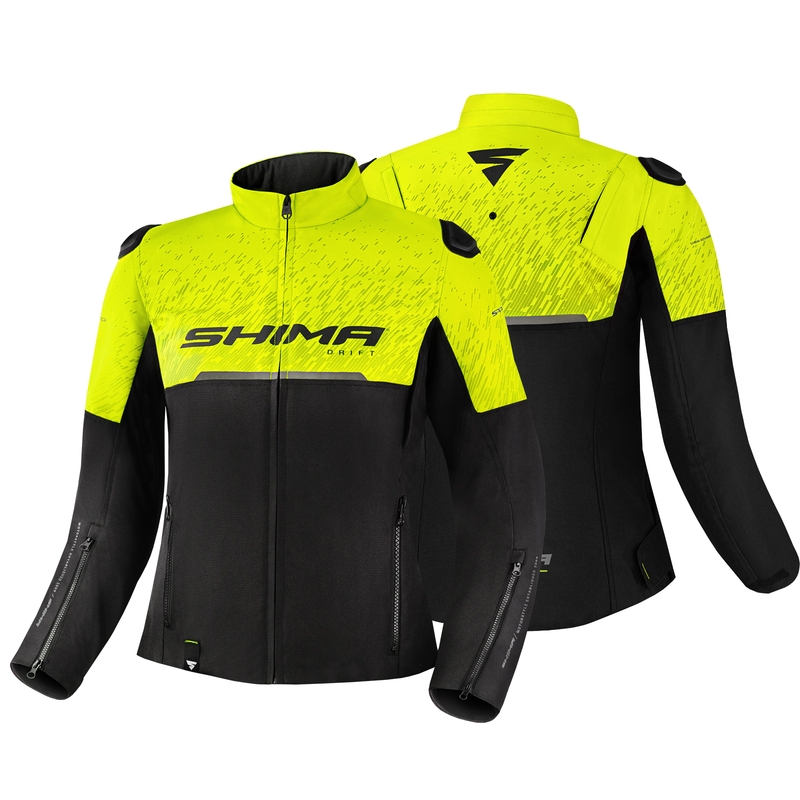 Sieviešu motocikla jaka Shima Drift black-fluo yellow