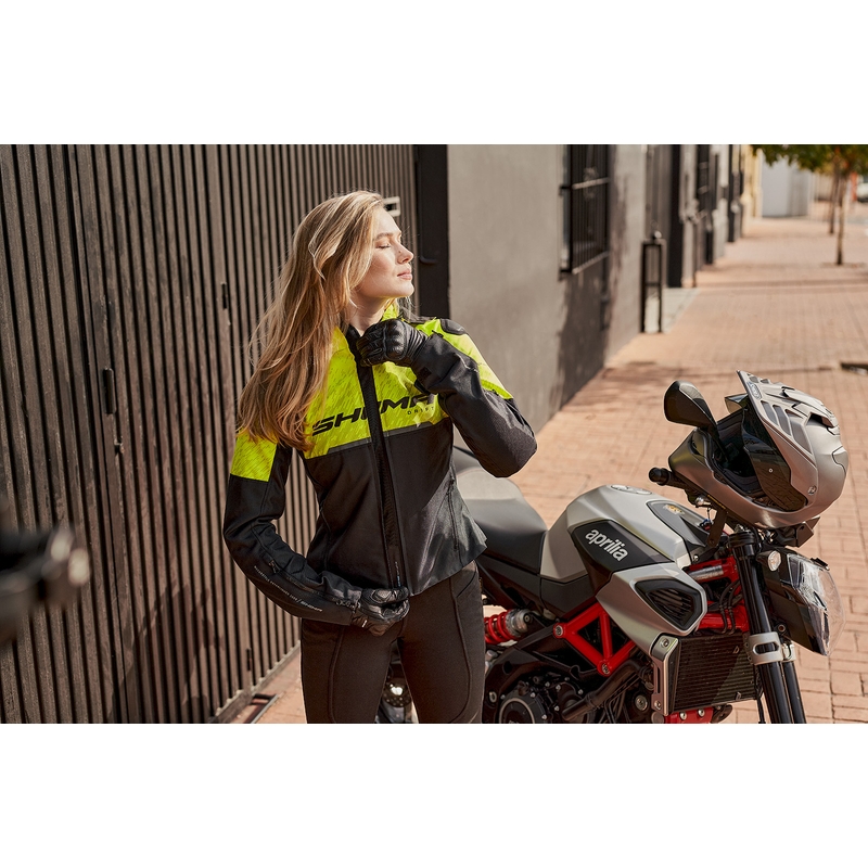 Sieviešu motocikla jaka Shima Drift black-fluo yellow