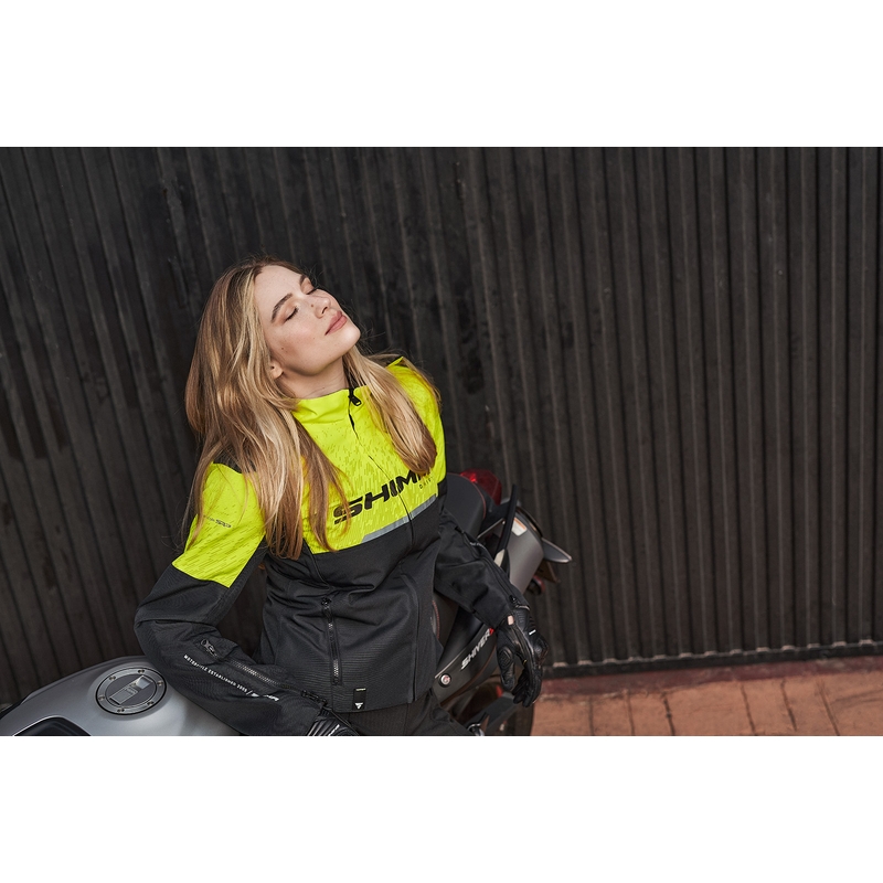 Sieviešu motocikla jaka Shima Drift black-fluo yellow