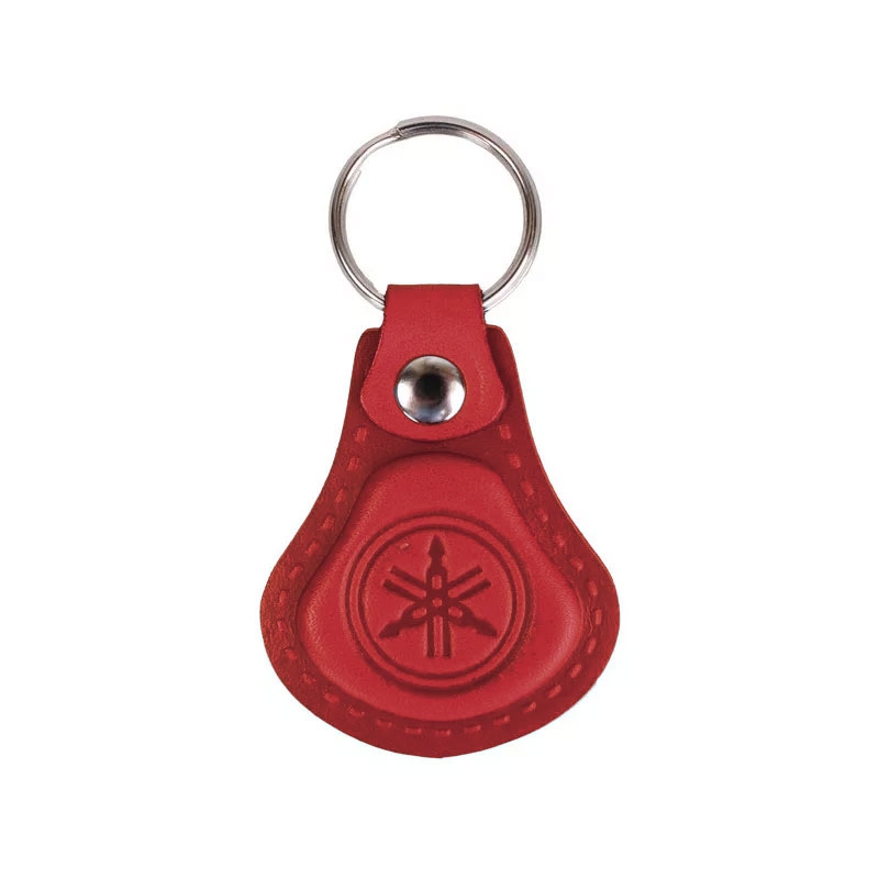Ādas atslēgu piekariņš Yamaha sarkans