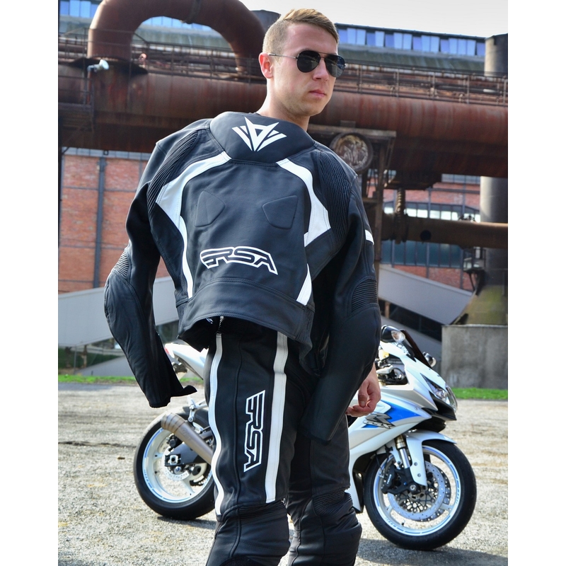 Kombinéza na motorku RSA Nero výprodej