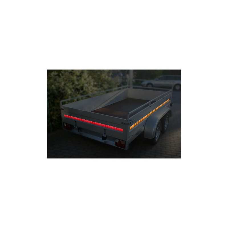 Samolepící páska reflexní dělená 1m x 5cm žlutá