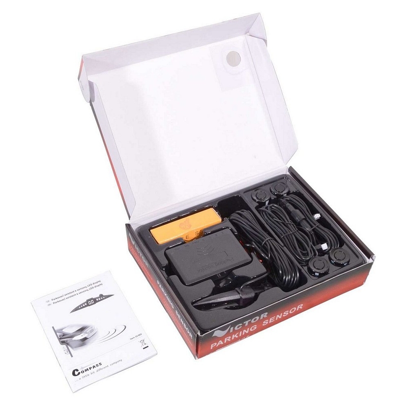 Autostāvvietas asistents 4 sensori LED displejs