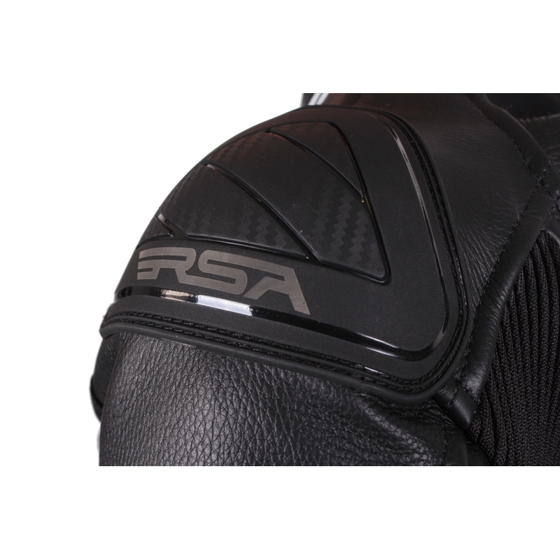 Sieviešu RSA Virus melns-balts-fluo dzeltens motocikla kombinezons izpārdošana