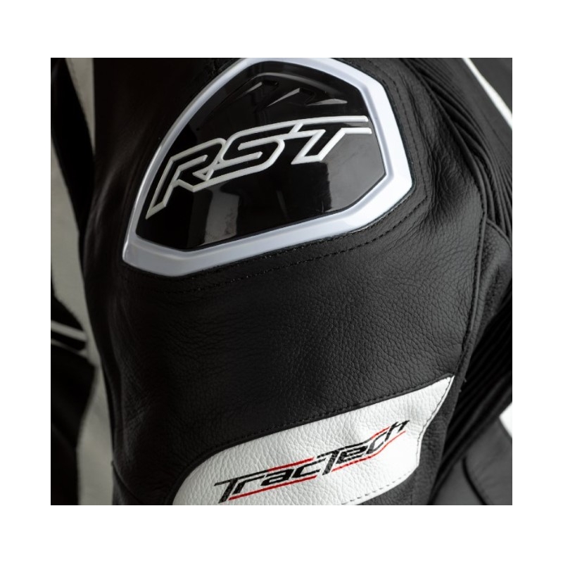 Jednodílná kombinéza na motorku RST Tractech Evo 4 CE černo-bílá výprodej