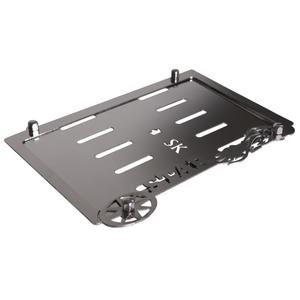 Nerūsējošā tērauda paplāksne zem numura zīmes Star Rider