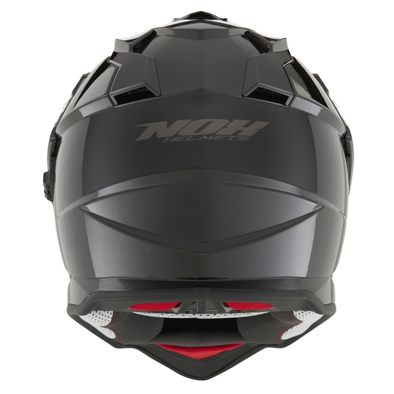 Enduro ķivere NOX N312 melna spīdīga