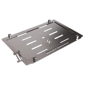 Nerūsējošā tērauda spilventiņš zem Harley One numura zīmes