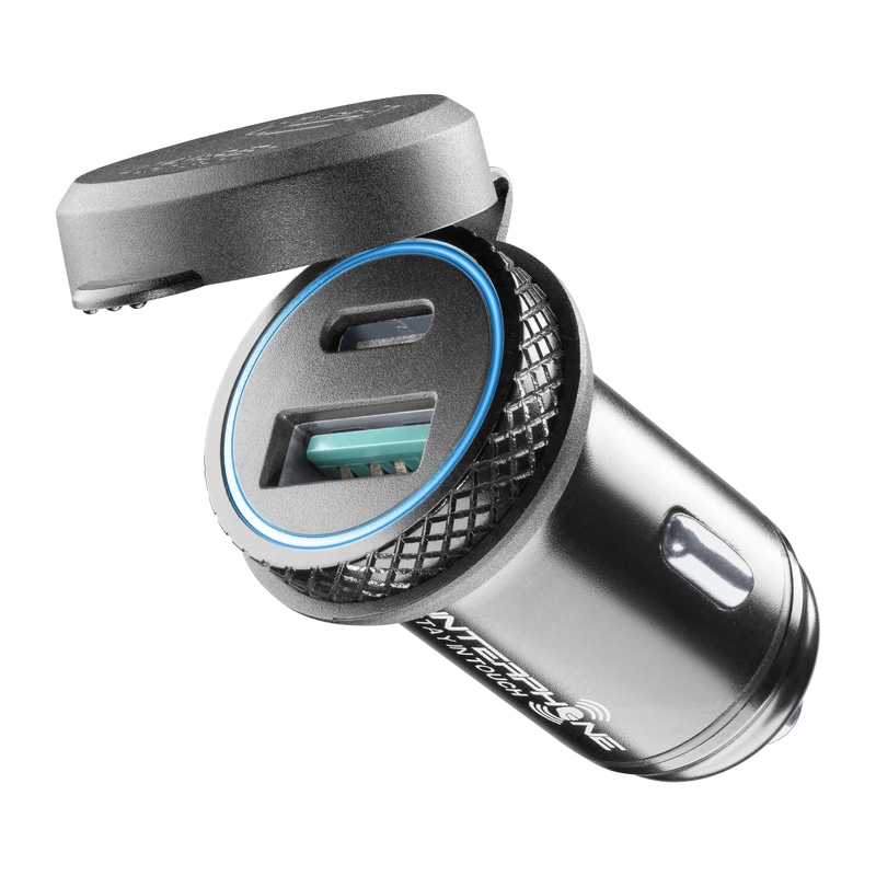 Starptelefonu uzlādes adapteris ar USB-C un USB 4.2 A max savienotājiem