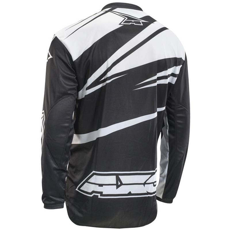 Motokrosový dres AXO SR Jersey černo-bílý výprodej