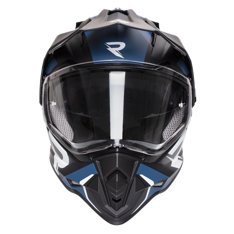 Enduro ķivere Street Racer Tracker melns-zils