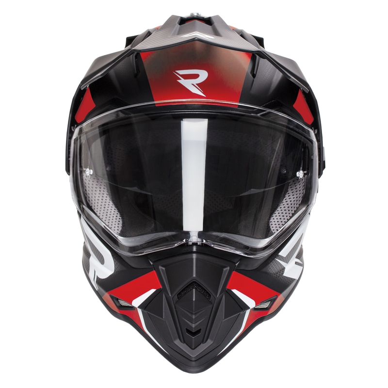 Enduro ķivere Street Racer Tracker melns-arkans