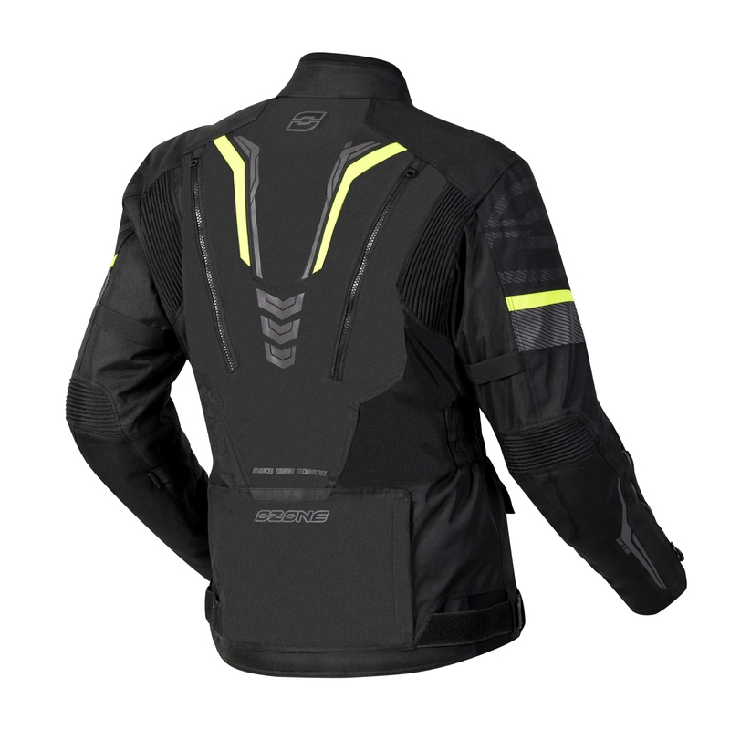 Motocikla jaka Ozone Tour III black-anthracite-fluo yellow