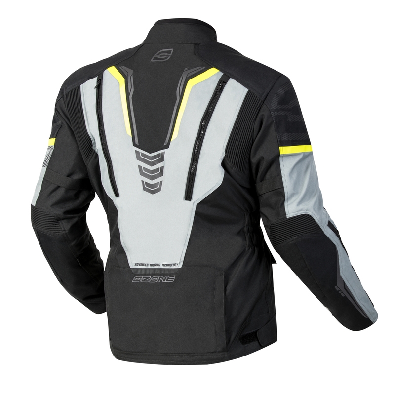 Motocikla jaka Ozone Tour III black-grey-fluo yellow