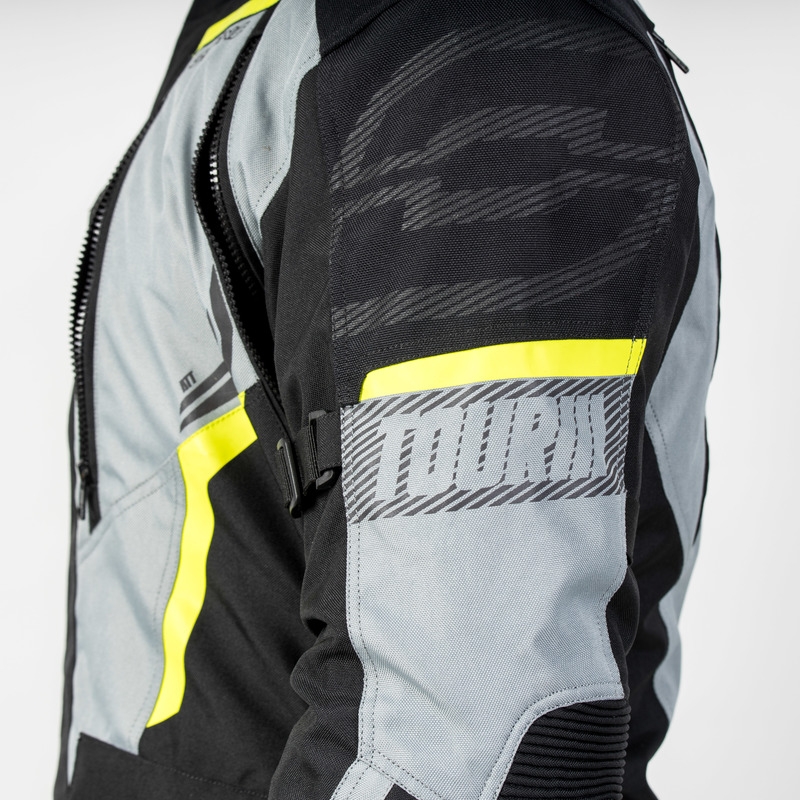 Motocikla jaka Ozone Tour III black-grey-fluo yellow