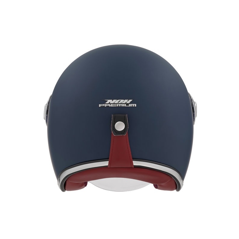 Atvērtā moto ķivere NOX PREMIUM Heritage zila