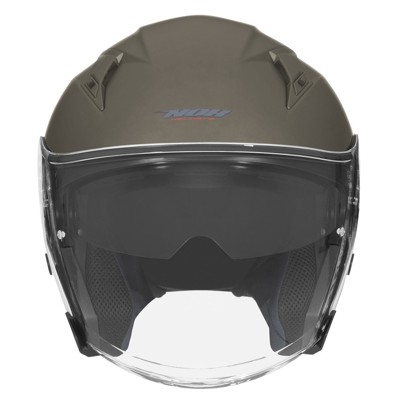 Otevřená přilba na motorku NOX N128 khaki výprodej