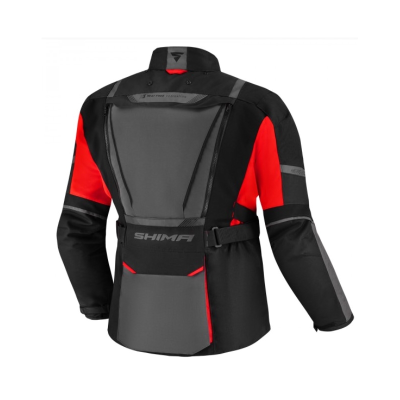 Motocikla jaka Shima Hero 2.0 black-grey-red