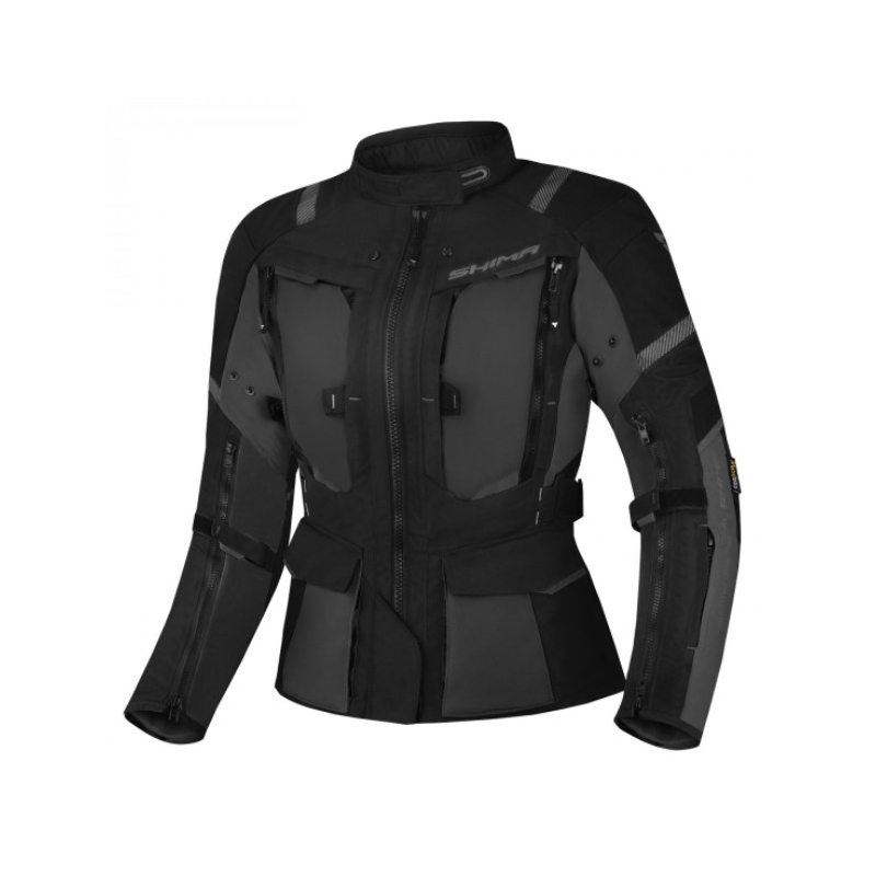 Shima Hero 2.0 Sieviešu motocikla jaka Black
