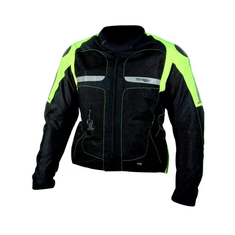 Gaisa spilvenu jaka HELITE Vented black-fluo yellow