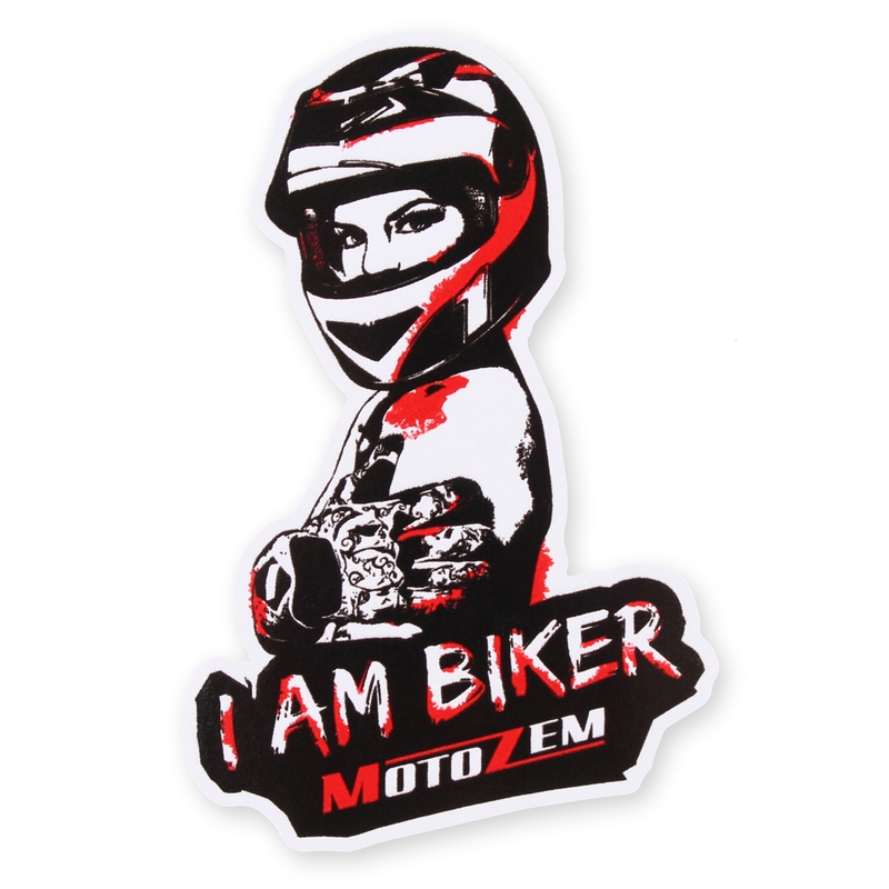 MotoZem I Am Biker Uzlīme - Sieviete