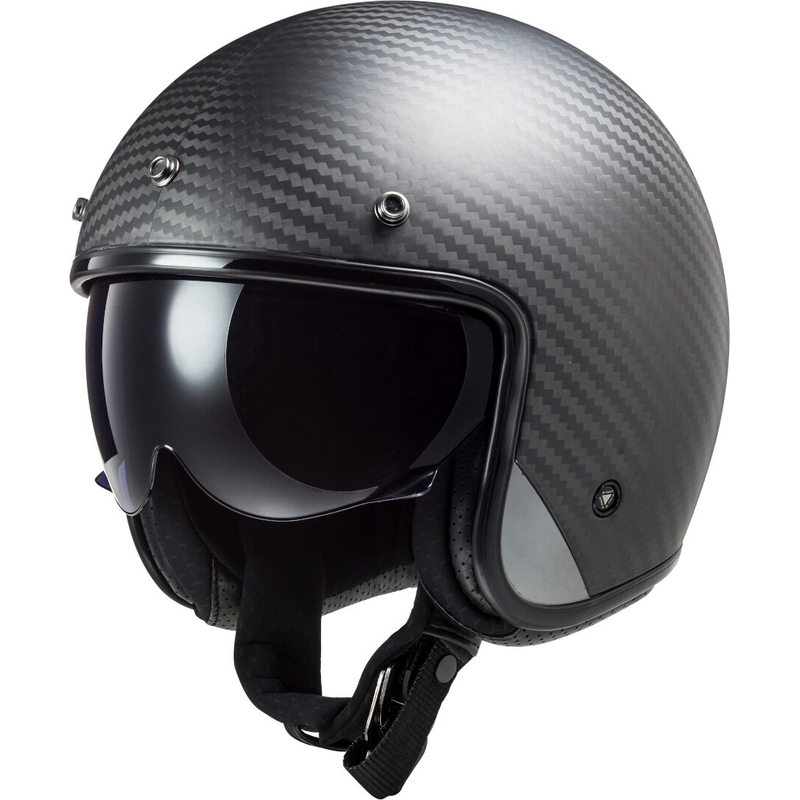 Otevřená přilba na motorku LS2 OF601 Bob C Carbon - II. jakost