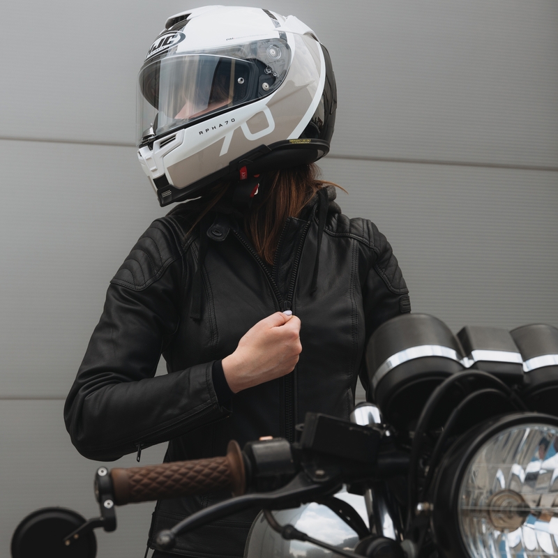 Rebelhorn Impala Sieviešu motocikla jaka Black
