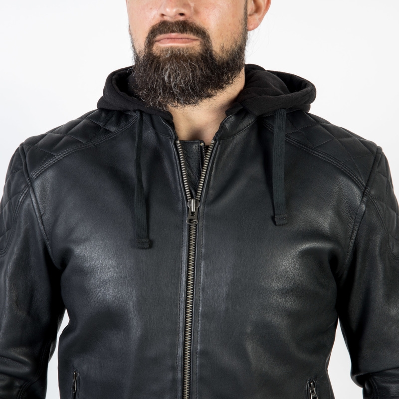 Bunda na motorku Ozone Striker černá výprodej