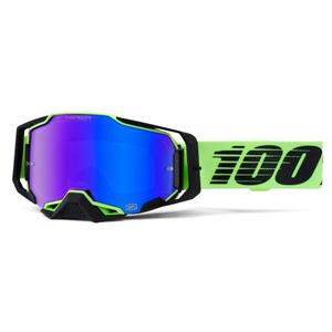 Motokrosa brilles 100% ARMEGA Uruma Hiper blue plexi