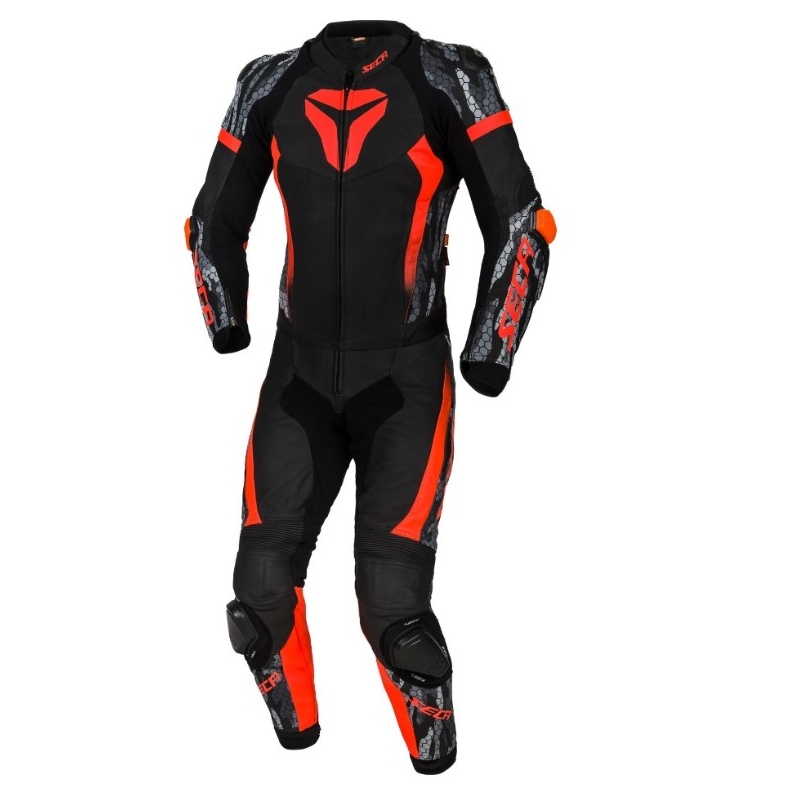 Pánská kombinéza SECA SRS II černo-fluo červená výprodej