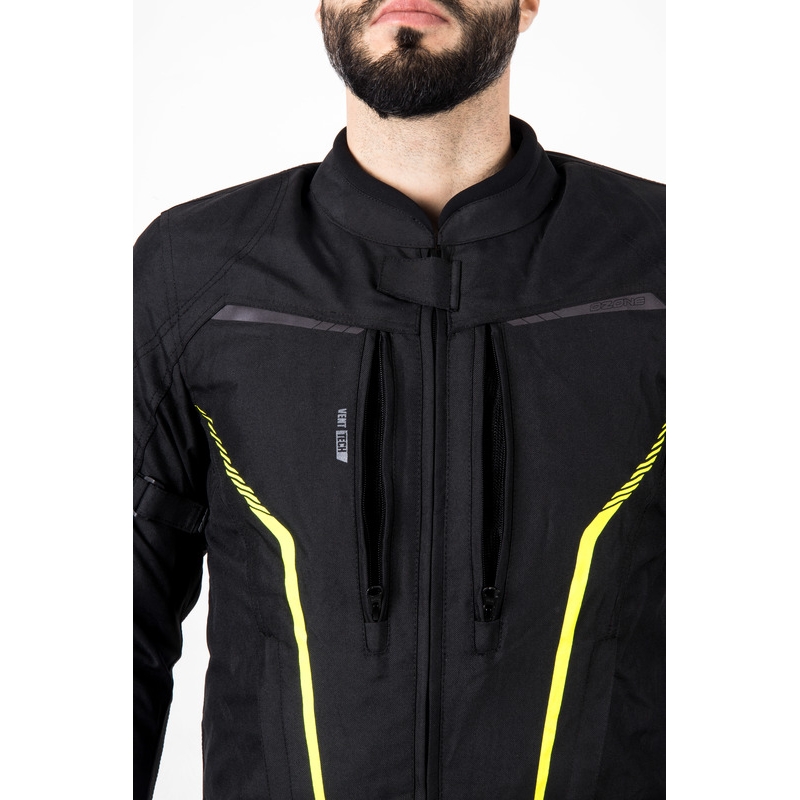 Motocikla jaka Ozone Delta IV black-fluo yellow