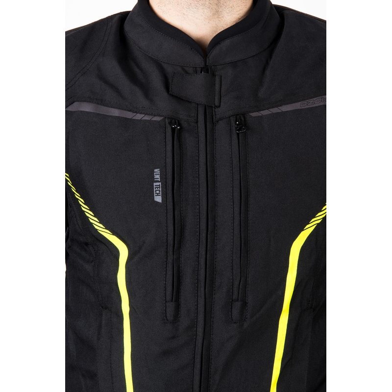 Motocikla jaka Ozone Delta IV black-fluo yellow