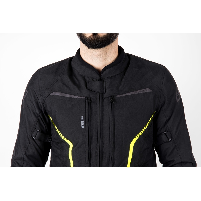 Motocikla jaka Ozone Delta IV black-fluo yellow
