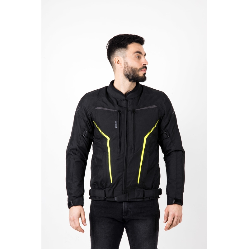 Motocikla jaka Ozone Delta IV black-fluo yellow