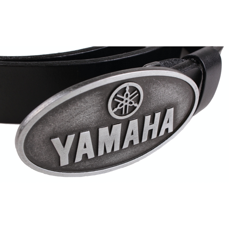 Ādas moto josta ar Yamaha sprādzi