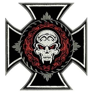 Patch krusts ar ornamentu - liels