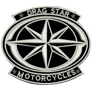 Patch Drag Star motocikli - liels
