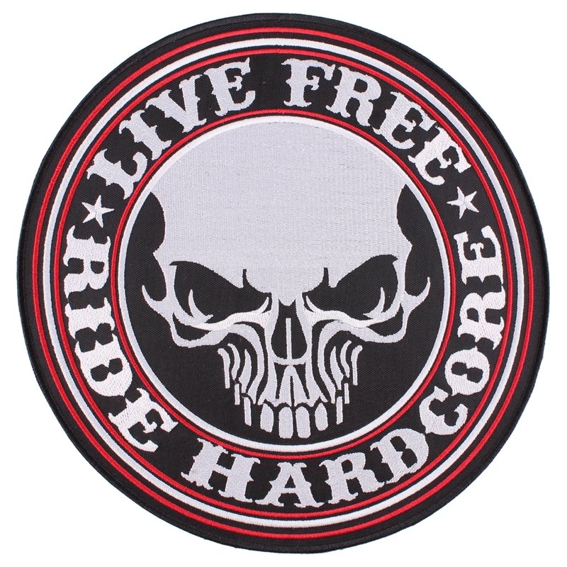 Nášivka Live Free Ride hardcore