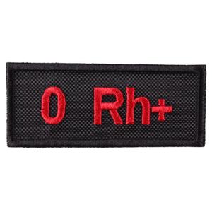 Plāksteris ar 0 Rh+ asins grupu